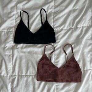 SET OF LOUNGE WEAR BRAS (size: women’s extra small)